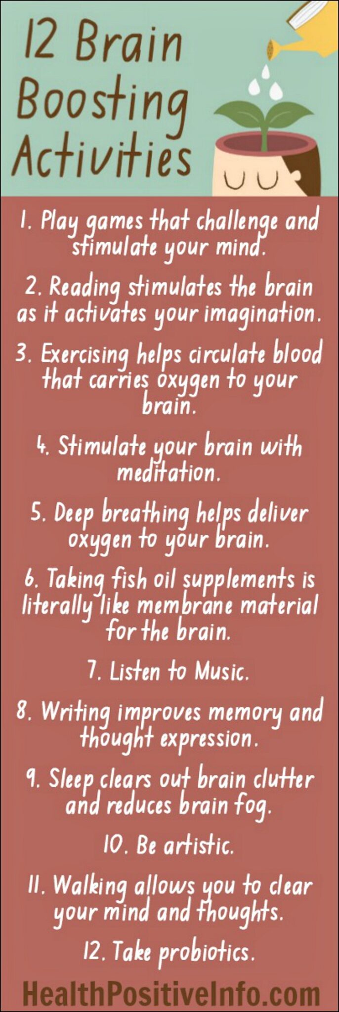 12 Brain Boosting Activities