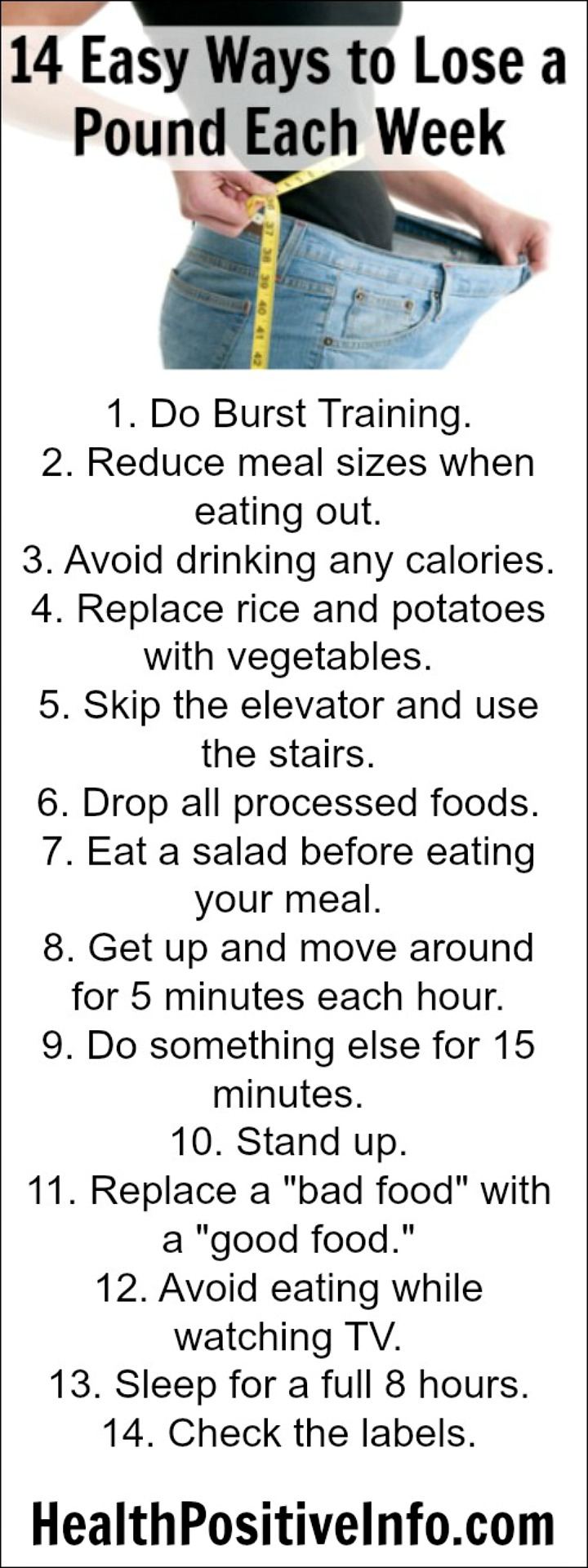 14 Easy Ways To Lose A Pound A Week HealthPositiveInfo