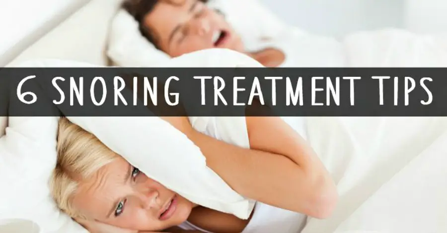 6 Snoring Treatment Tips Remedies Healthpositiveinfo